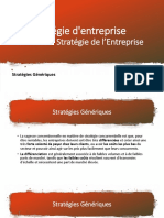 STRATEGIE D'ENTREPRISE COURS 10 Et 11 Sept 2021