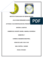 U1A2 Investigacion Del Producto (Logistica)