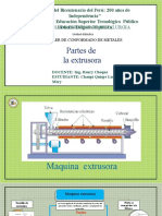 Partes de La Extrusora