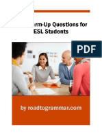 100 Warm-Up Questions For ESL Students