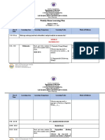 Weekly Home Learning Plan: Department of Education