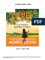 Télécharger Livre Gratuit La Toute Petite Reine (PDF - EPub - Mobi) Auteur Agnès Ledig