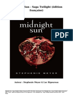 Télécharger Livre Gratuit Midnight Sun - Saga Twilight (Édition Française) (PDF - EPub - Mobi) Auteur Stephenie Meyer & Luc Rigoureau