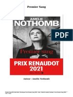 Télécharger Livre Gratuit Premier Sang (PDF - EPub - Mobi) Auteur Amélie Nothomb