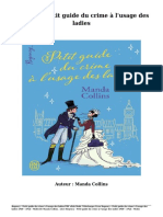 Télécharger Livre Gratuit Regency - Petit Guide Du Crime à l'Usage Des Ladies (PDF - EPub - Mobi) Auteur Manda Collins
