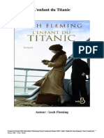 Télécharger Livre Gratuit L'Enfant Du Titanic (PDF - EPub - Mobi) Auteur Leah Fleming