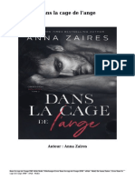 Télécharger Livre Gratuit Dans La Cage de l’Ange (PDF - EPub - Mobi) Auteur Anna Zaires