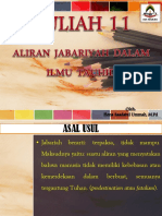 Kuliah 11 - Aliran Jabariyah Dalam Ilmu Tauhid