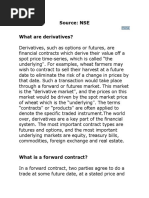 Derivative Trading