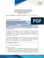 Guía de Actividades y Rúbrica de Evaluación - Unidad 2 - Fase 4 - Elaboración - B