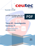 Tarea #2 - Investigación Servicios TI