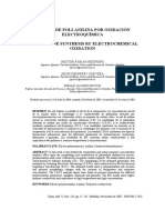 Síntesis de polianilina por oxidación electroquímica