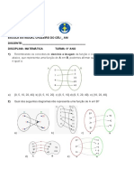 Prova de Matemática com 10 questões sobre funções e gráficos