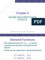 ch05 INCOME AND SUBSTITUTION EFFECTS