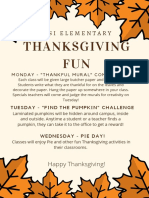 Orange Cartoony Thanksgiving Poster 1