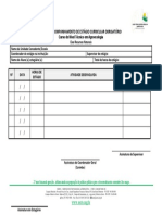 Ficha de Acompanhamento de Estágio Curricular Obrigatório