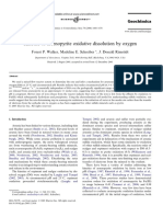 Kinetics of Arsenopyrite Oxidative Dissolution by Oxygen: Forest P. Walker, Madeline E. Schreiber, J. Donald Rimstidt