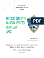 Proyecto Deportivo Agua Clara