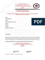 Formulir Pendaftaran PPAB DPK GMNI FPIK