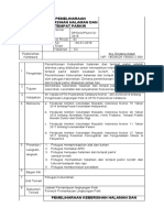 SPO Pemeliharaan Kebersihan Halaman Dan Tempat Parkir