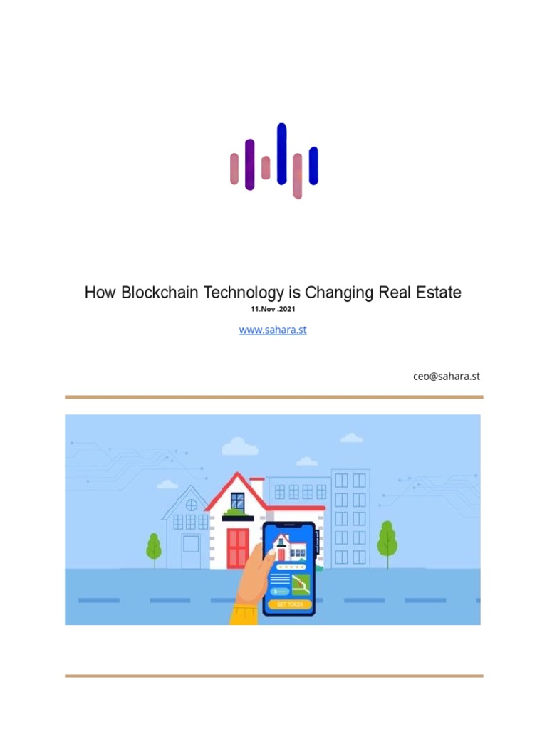 How Blockchain Technology Is Changing Real Estate | PDF | Market ...