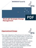 Week 9b Bussiness Strategy - Strategic Change Management