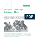 Mengenal Biologi Sebagai Ilmu Untuk Kesejahteraan Manusia dan Lingkungan