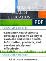 Lesson 2 Consumer Health Education