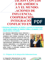 Bolivia y Su Integración Con Los Países de