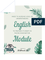 English module of level 1