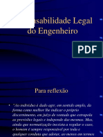 RESPONSABILIDADE LEGAL DO ENGENHEIRO