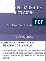 Teoría de Nutrición