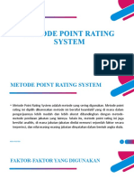 Contoh Metode Points Rating