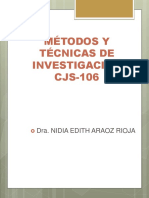 Temas Métodos y Técnicas de Investigación CJS-106