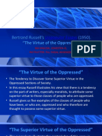 The Superior Virtue of The Oppressed - Docx 1