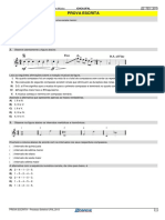 PROVA ESCRITA (Teste Especifico de Musica) - 1