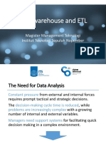 Datawarehouse and ETL New Modul
