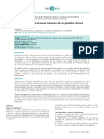 Lectura Complementaria 3 Módulo III Conceptos y Definiciones de Basicas de La Gestion Clinica