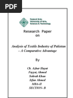 Download Analysis of Textile Industry of Pakistan by Green Crescents SN54053514 doc pdf