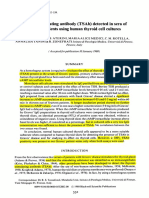 1980 - Thyroid-Stimulating Antibody (TSAb) Detected in Sera of Graves' Patients Using Human Thyroid Cell Cultures