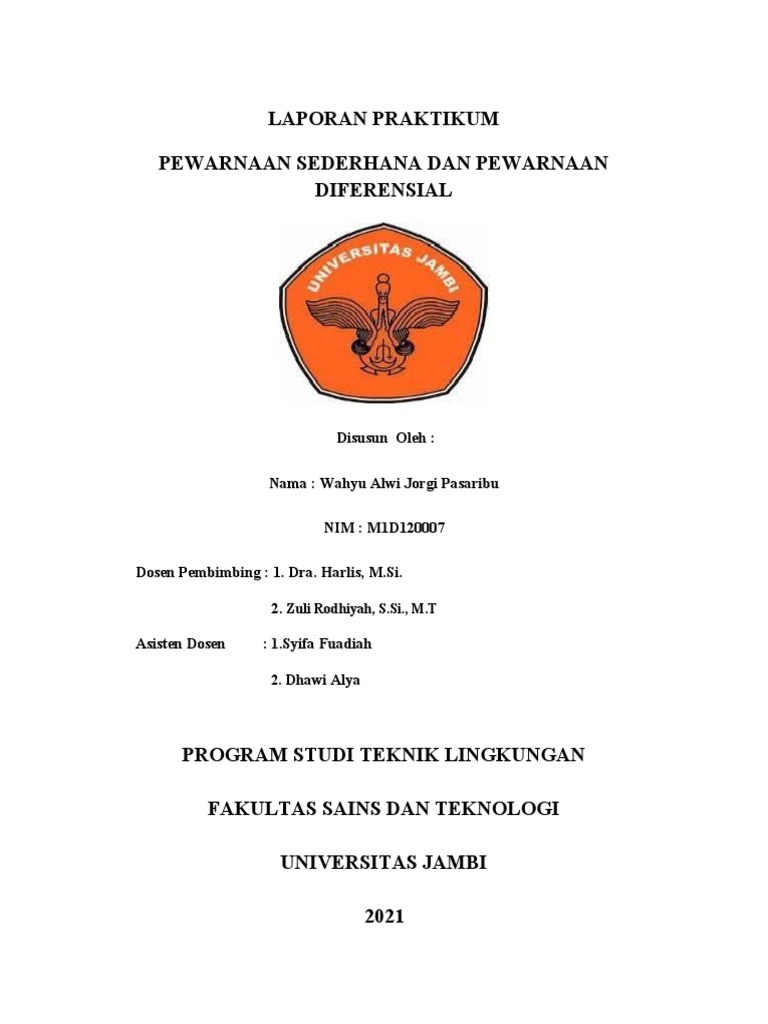 Laporan Praktikum Pewarnaan Sederhana Dan Pewarnaan Diferensial | PDF