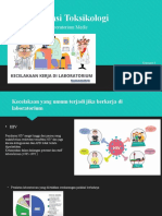 Presentasi Implementasi Toksikologi Kecelakaan Kerja Di Laboratorium Medis_Kelompok 4_Pengetahuan Keselamatan Pabrik_Kelas B