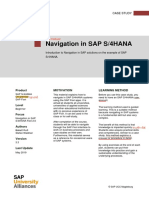 Navigation in SAP S/4HANA: 1st Module