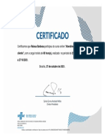 Certificado Atendimento Ao Cliente