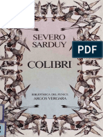 SARDUY, Severo - Colibri