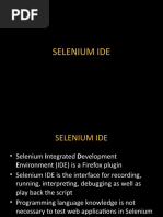 Selenium IDE