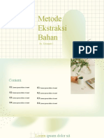 PPT METODE EKSTRAKSI BAHAN