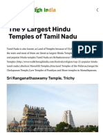 The 9 Largest Hindu Temples of Tamil Nadu