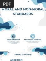 Moral and Non-Moral Standards in The Philippines