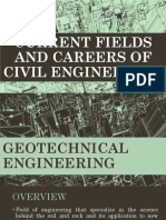 Current Fields and Careers of Civil Engineering
